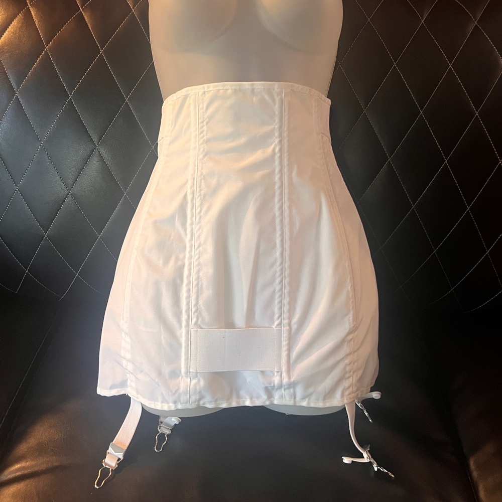 Elegant White Corset Skirt